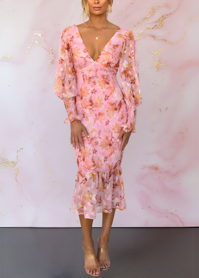 Brenda - Abito floreale elegante