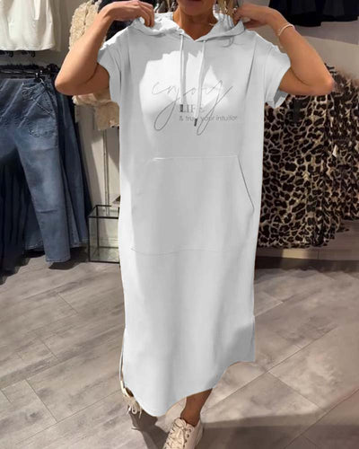 Saskia™ | Vestito con cappuccio