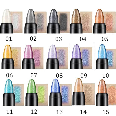 Ombretto - Set di 15 colori-matite resistenti all'acqua
