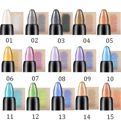 Ombretto - Set di 15 colori-matite resistenti all'acqua