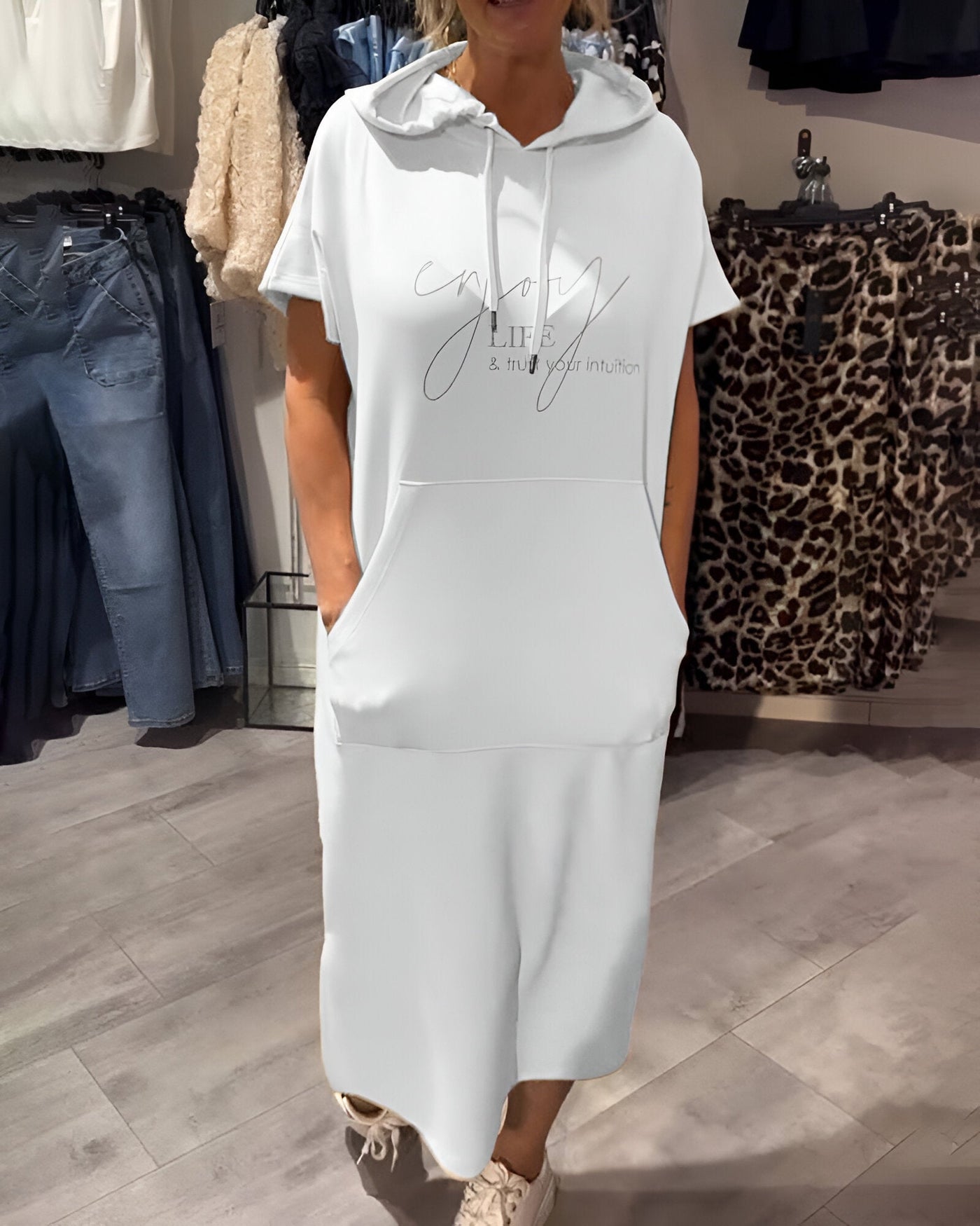 Saskia™ | Vestito con cappuccio