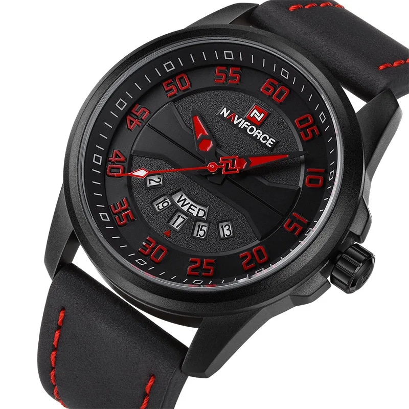 Orologio al Quarzo con Cinturino in Pelle