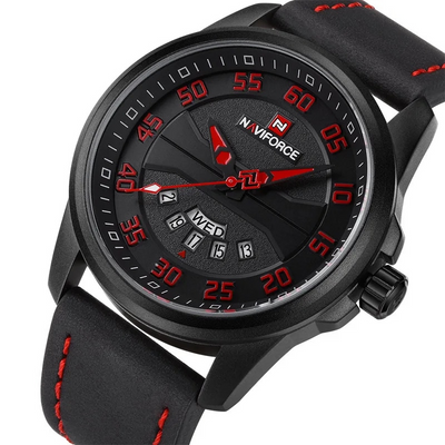 Orologio al Quarzo con Cinturino in Pelle