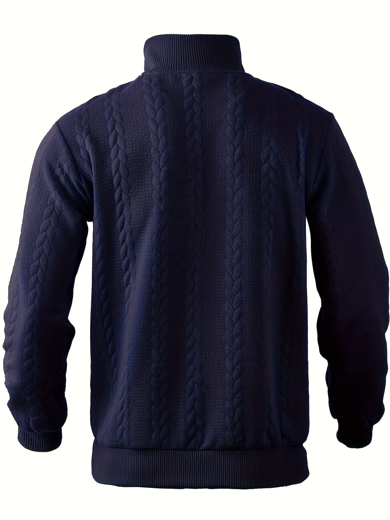 Rafael - Maglione da uomo vintage con cerniera