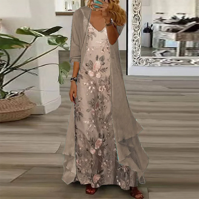 Mara | Maxi abito con giacca