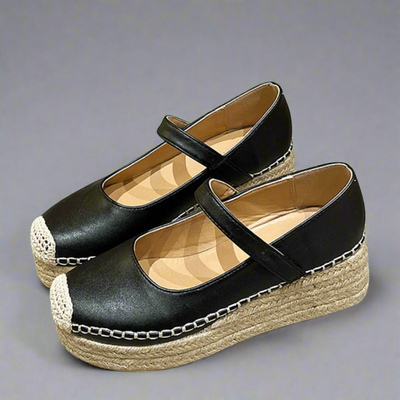 Verena | Scarpe con zeppa premium con fibbia per la primavera