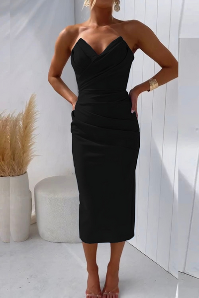 Milly - Abito Elegante Senza Spalline