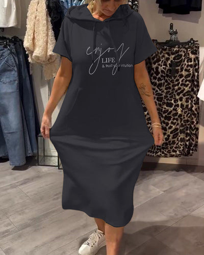 Saskia™ | Vestito con cappuccio
