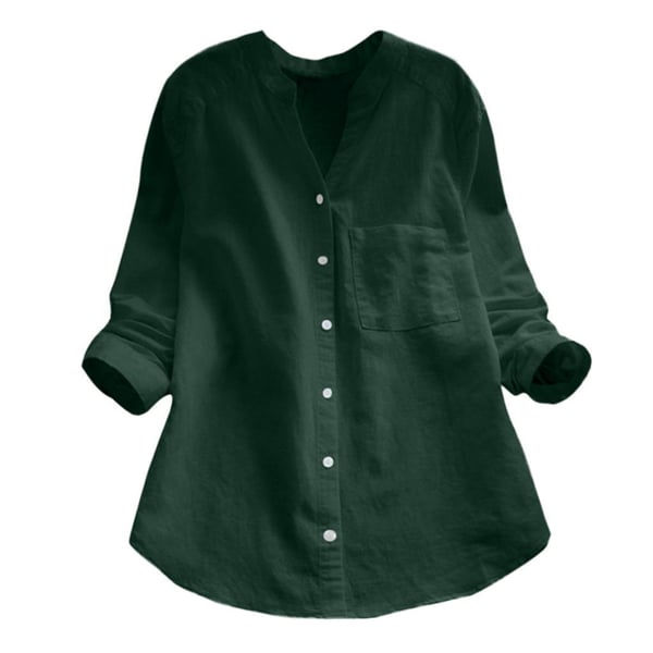 Greta | Camicia in lino a manica lunga elegante