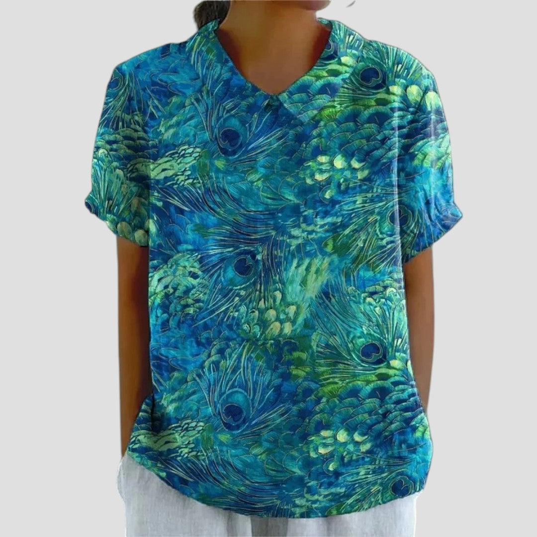 RACHEL™ | BLUSA CON COLLO