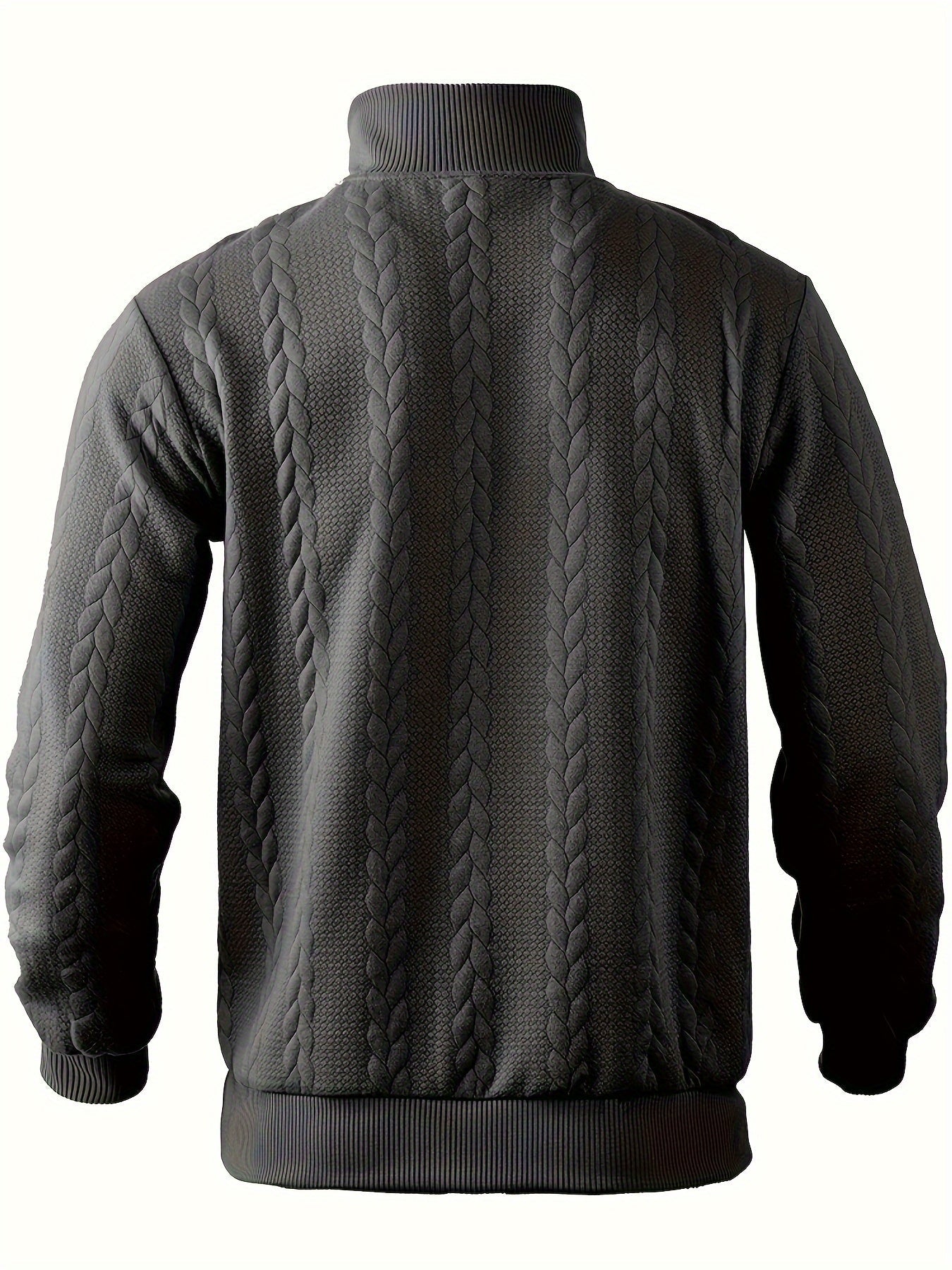 Rafael - Maglione da uomo vintage con cerniera