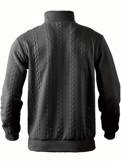 Rafael - Maglione da uomo vintage con cerniera