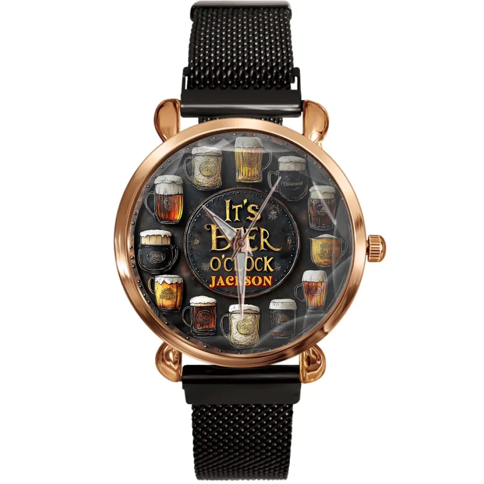 It's Beer O'clock - Orologio da birra personalizzato