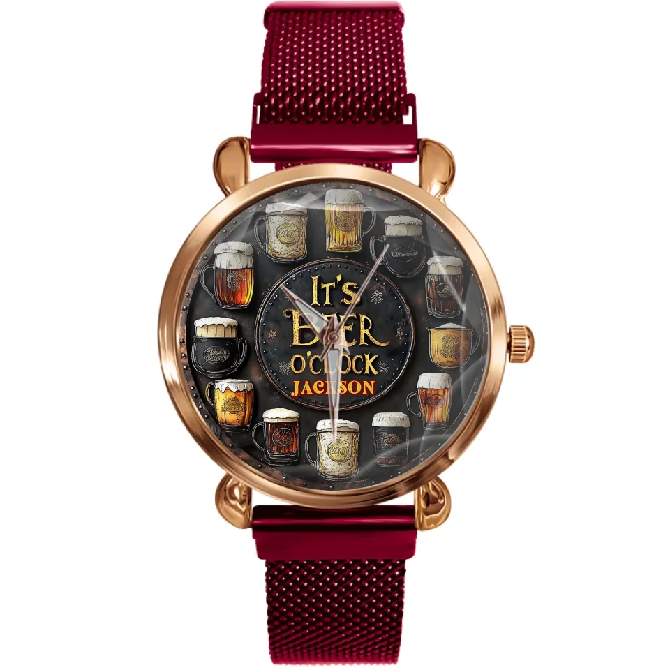 It's Beer O'clock - Orologio da birra personalizzato