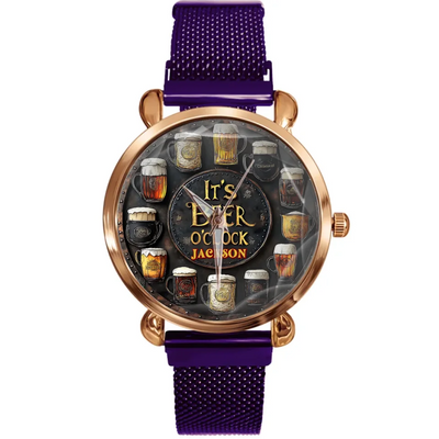 It's Beer O'clock - Orologio da birra personalizzato