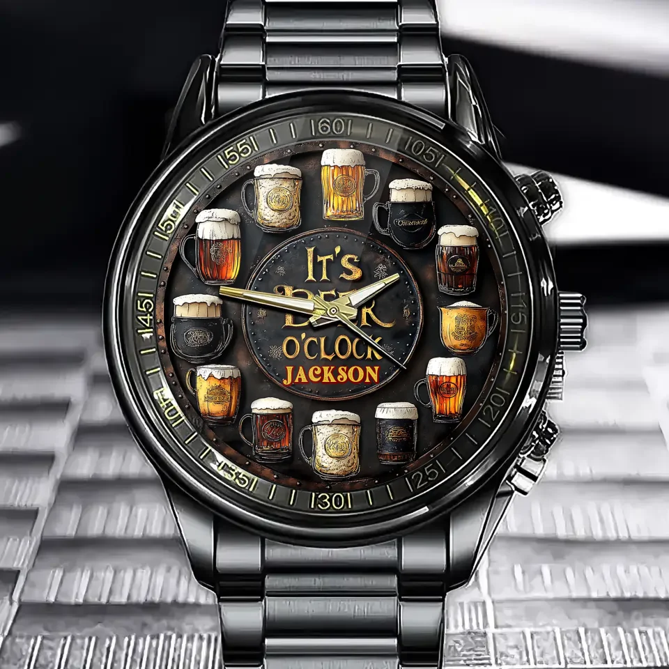 It's Beer O'clock - Orologio da birra personalizzato