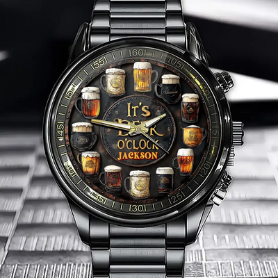 It's Beer O'clock - Orologio da birra personalizzato