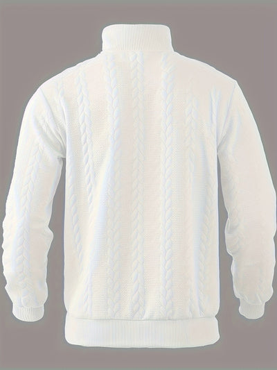 Rafael - Maglione da uomo vintage con cerniera