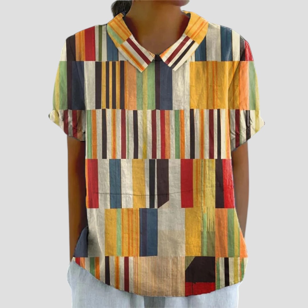 ALISON™ | BLOUSE CON COLLETTO