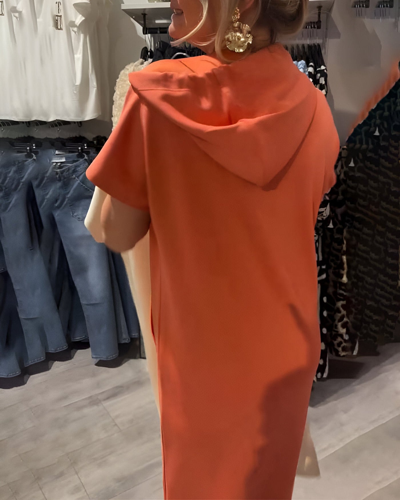 Saskia™ | Vestito con cappuccio