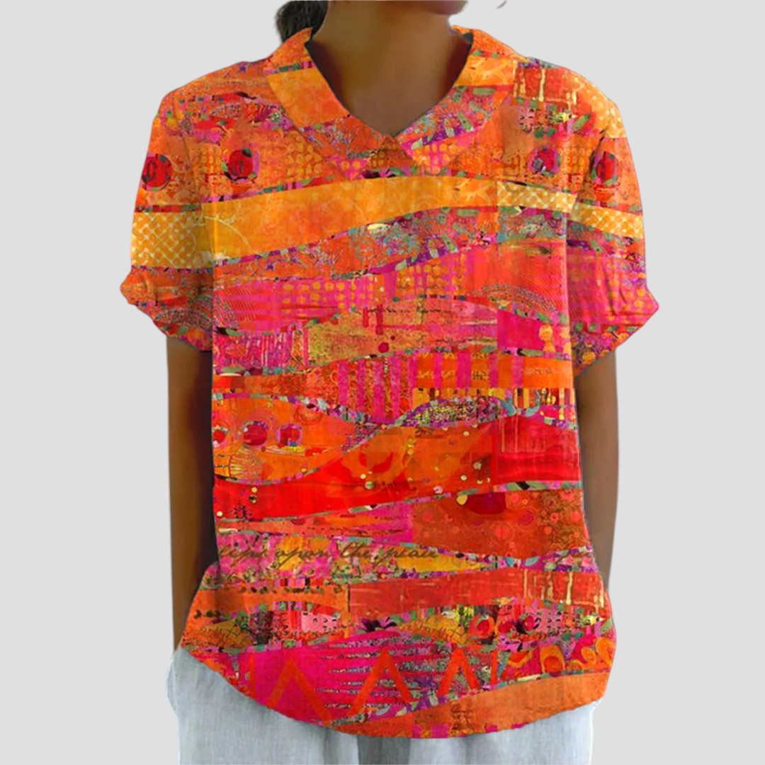 GEORGIA™ | BLUSA CON COLLO
