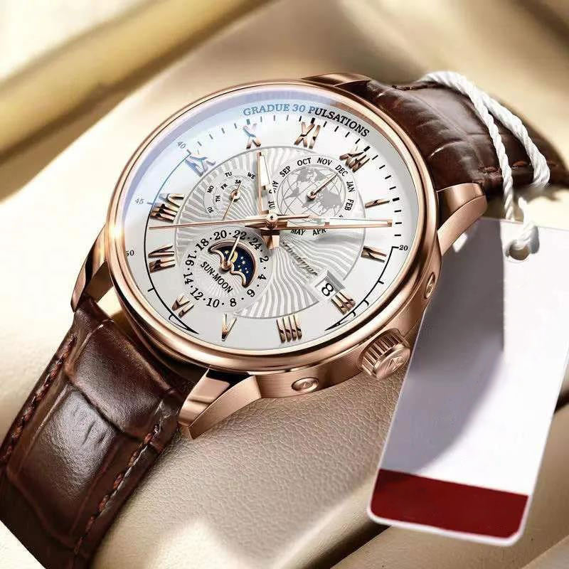 Orologio di Lusso alla Moda in Quarzo Leggero