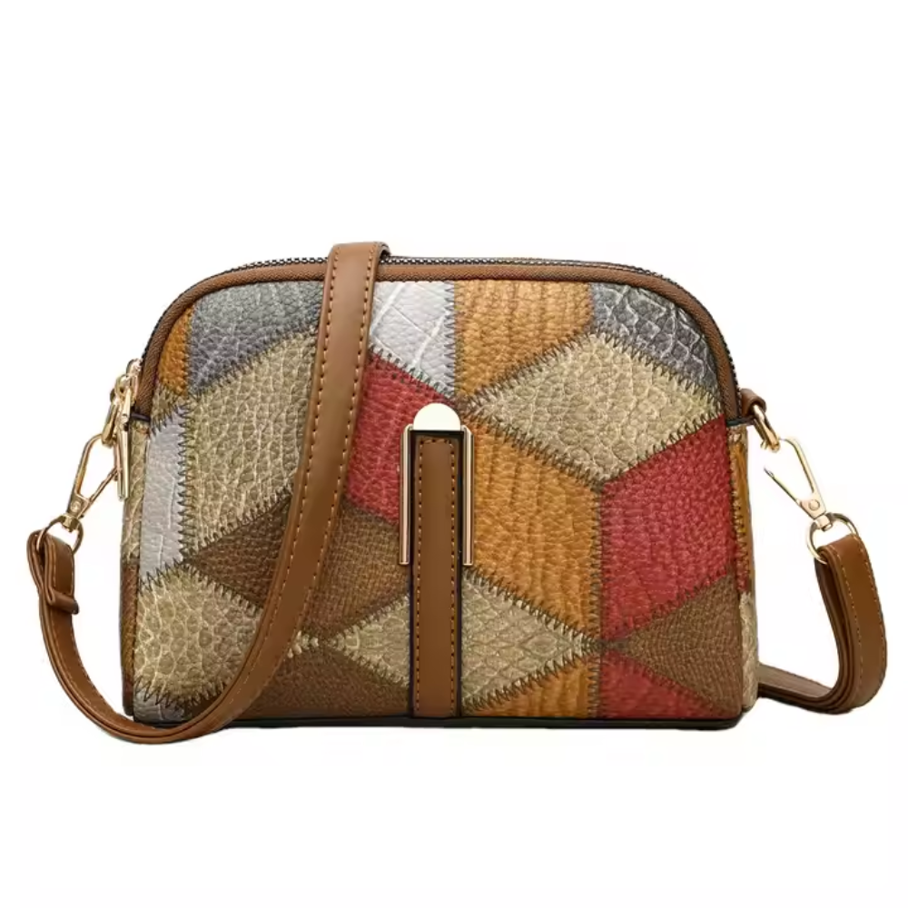Luna | Mini-Borsa a tracolla in design patchwork