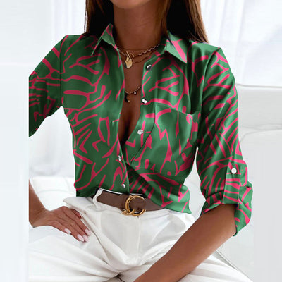 Linda | Bluse con colletto a revers