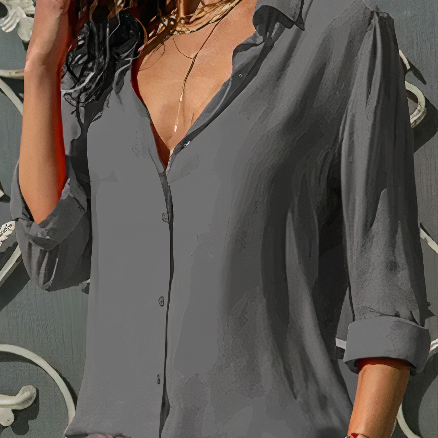Alina | Elegante Blusa in Chiffon per Donne