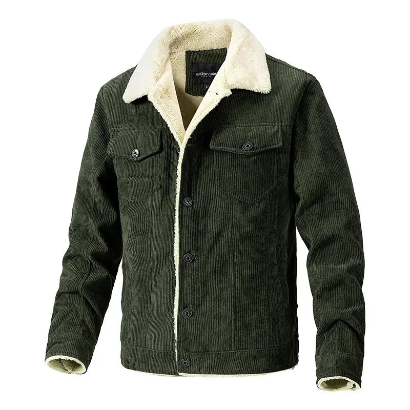 RICK | Cappotto in velluto vintage da uomo