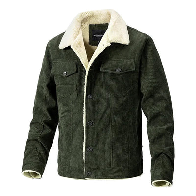 RICK | Cappotto in velluto vintage da uomo