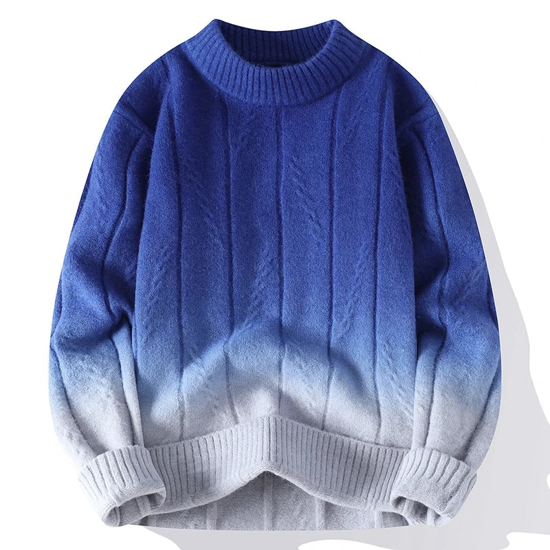 Verre Blanc™ | Maglione da uomo in maglia a contrasto