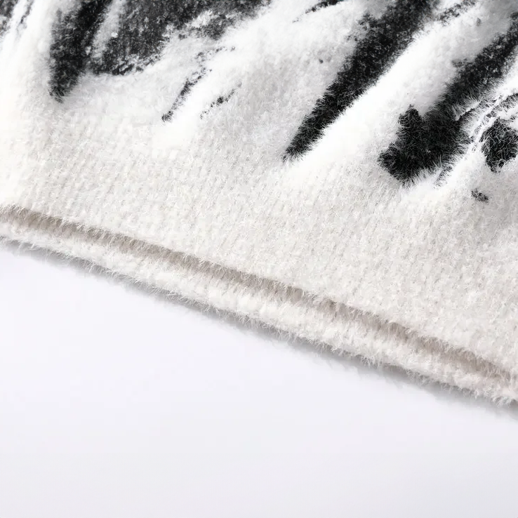 Verre Blanc™  - Maglione a maglia mista