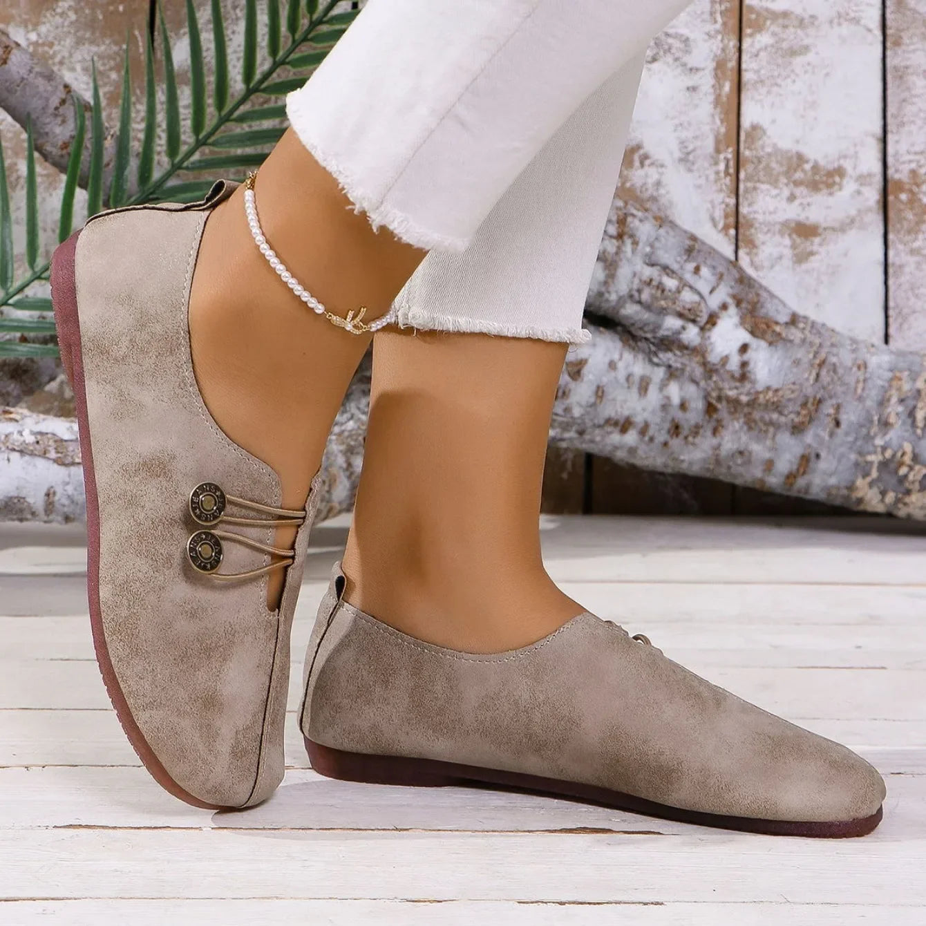 Micaela - Mocassino in Pelle Scamosciata
