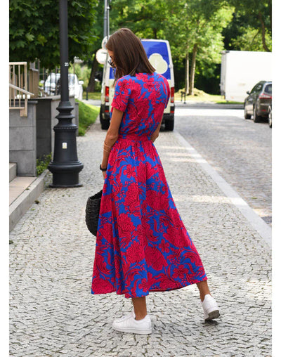 Suzanne - Elegante abito con scollatura a V