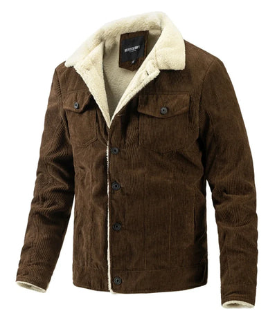 RICK | Cappotto in velluto vintage da uomo