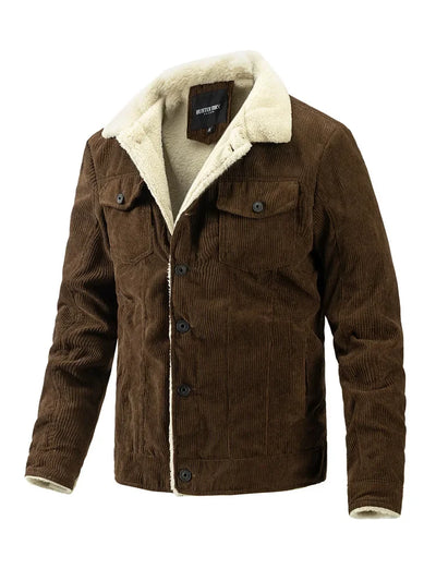RICK | Cappotto in velluto vintage da uomo