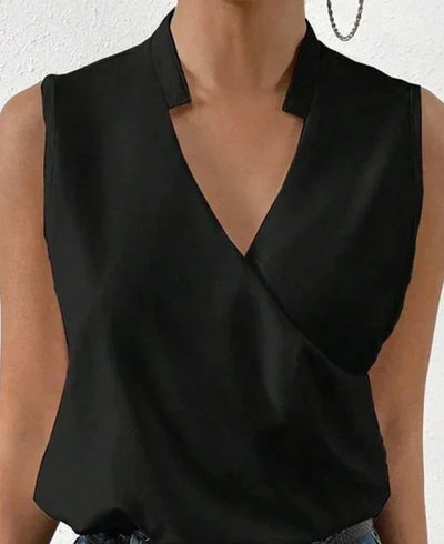 Madisyn | Elegante top senza maniche monocolore