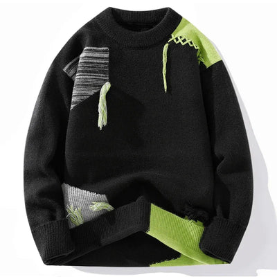 Verre Blanc™ | Maglione da uomo con cuciture moderne