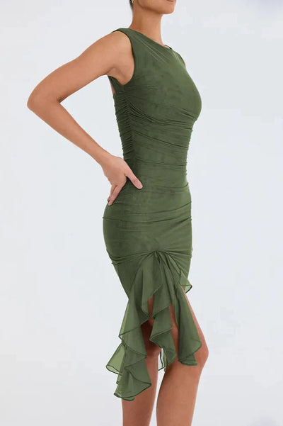 Charlotte - Vestito midi con volant
