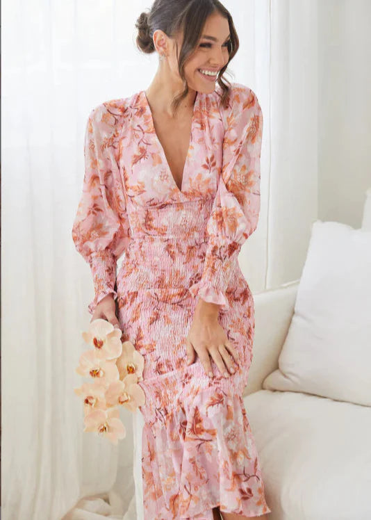 Brenda - Abito floreale elegante