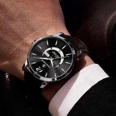 Orologio Elegante con Fase Lunare