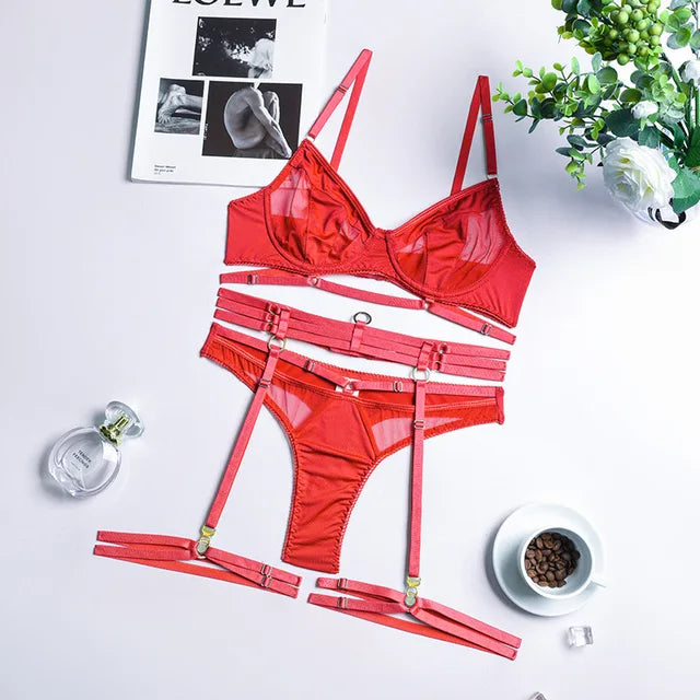 Julietta™ | Set di lingerie francese 3 pezzi