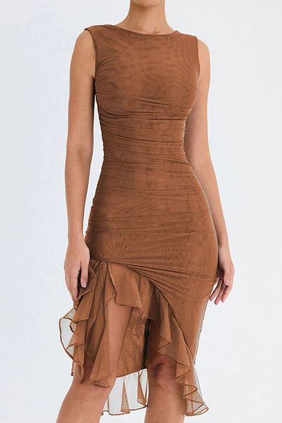 Charlotte - Vestito midi con volant