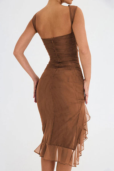 Charlotte - Vestito midi con volant