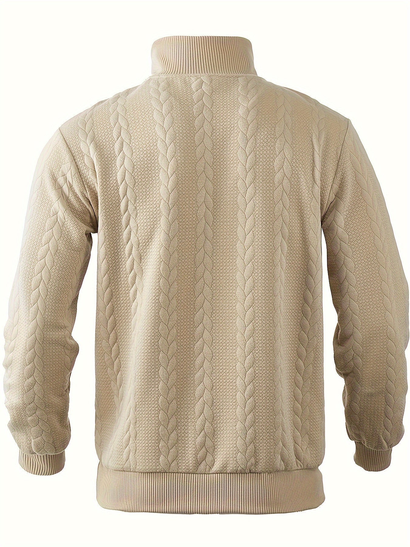 Rafael - Maglione da uomo vintage con cerniera