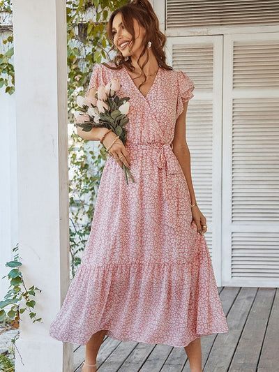 Eva™ - Abito Elegante con Fiori