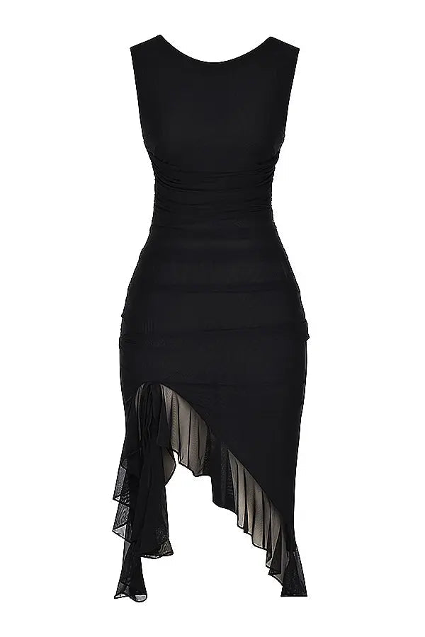 Charlotte - Vestito midi con volant