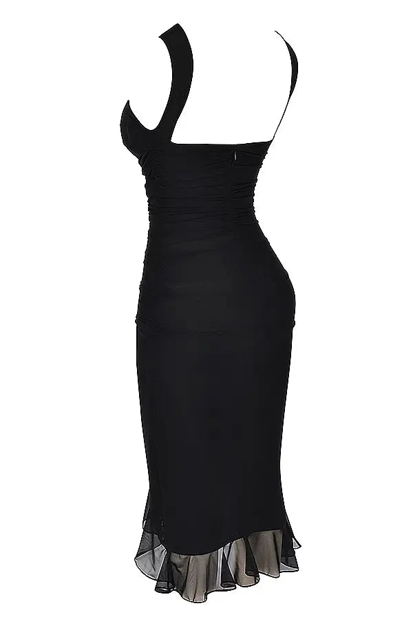 Charlotte - Vestito midi con volant