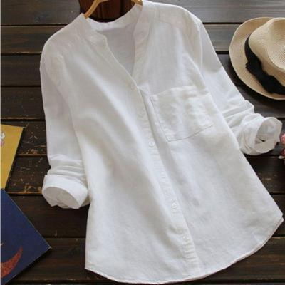 Greta | Camicia in lino a manica lunga elegante